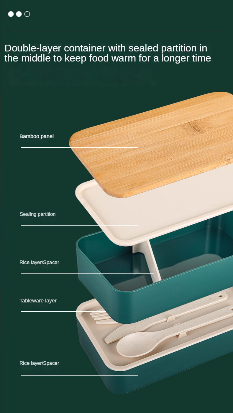 Bamboo Lid Lunch Box 15