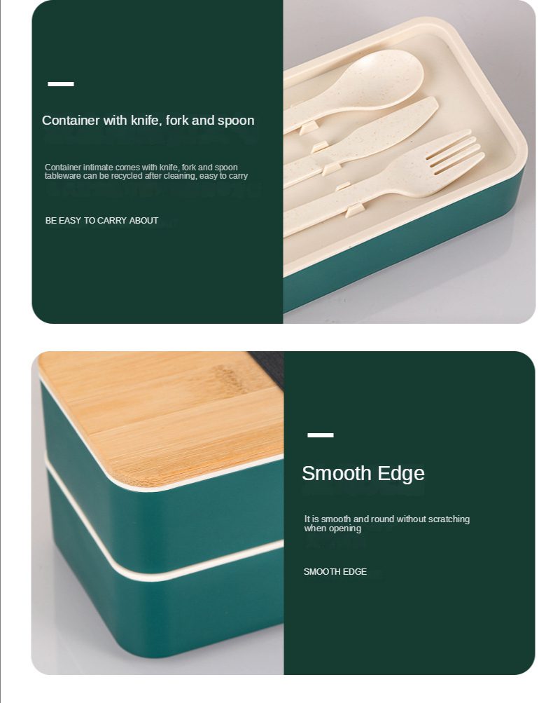 Bamboo Lid Lunch Box 22