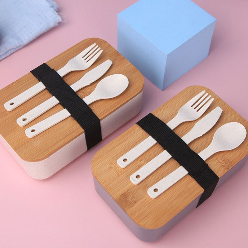 Bamboo Lid Lunch Box 6