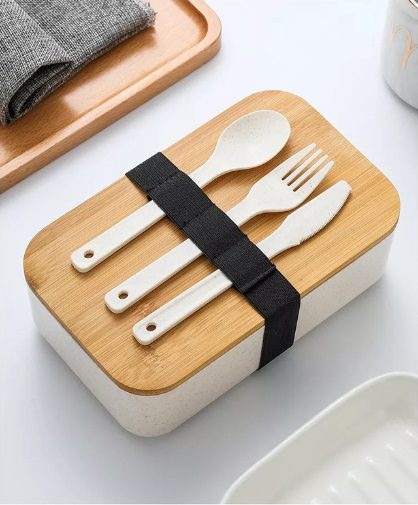 Bamboo Lid Lunch Box 9