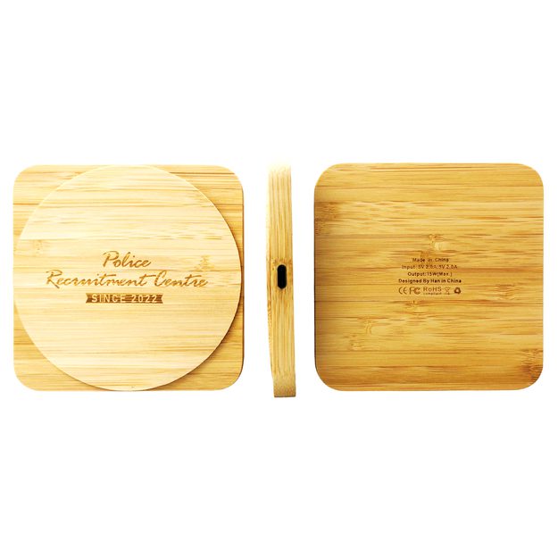 Bamboo Squircle Charger Pad 3 1