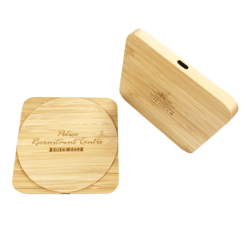 Bamboo Squircle Charger Pad 5 1