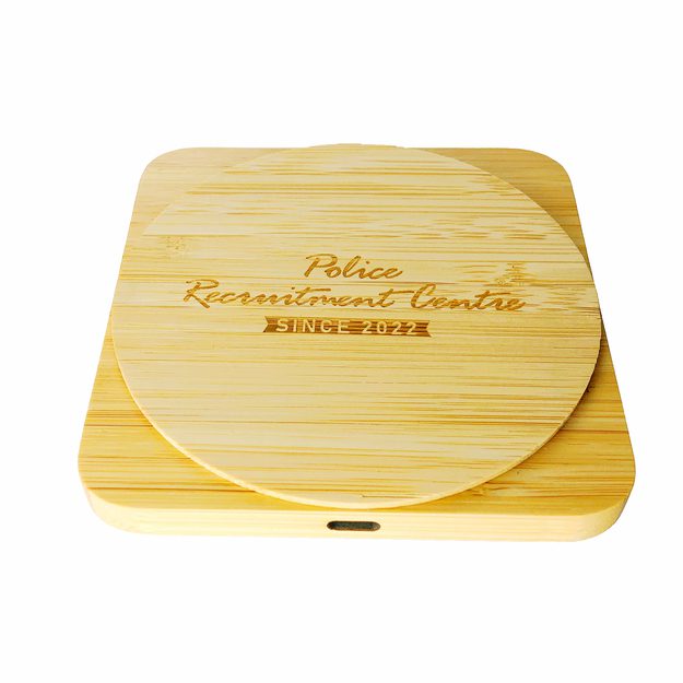 Bamboo Squircle Charger Pad 6 1