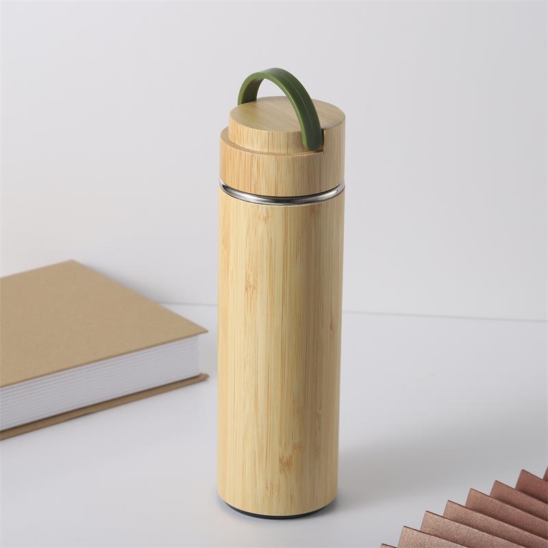 Bamboo Vacuum Tumbler With Handle 4