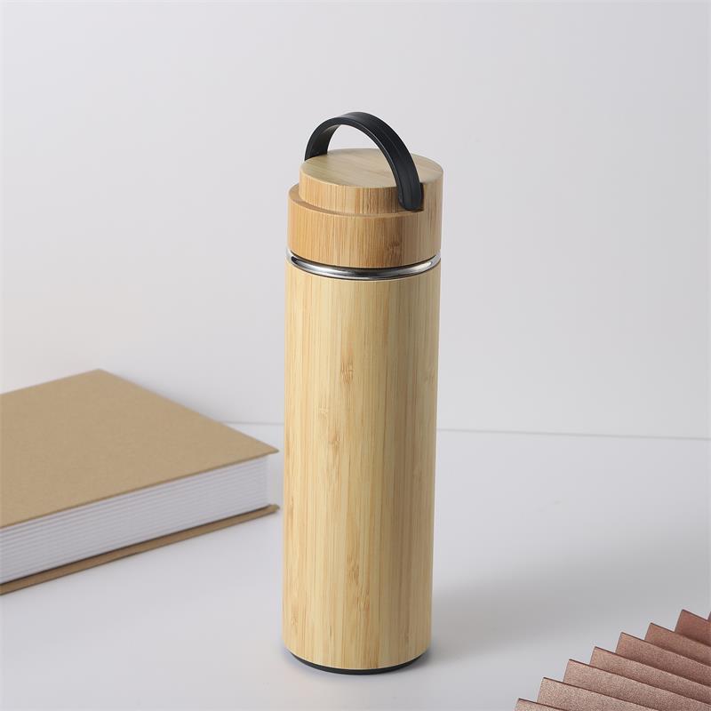 Bamboo Vacuum Tumbler With Handle 5