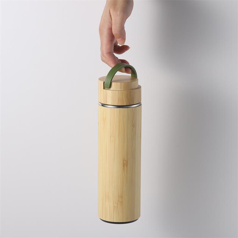 Bamboo Vacuum Tumbler With Handle 6