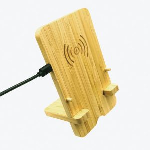 Bamboo Wireless Charger Stand 16