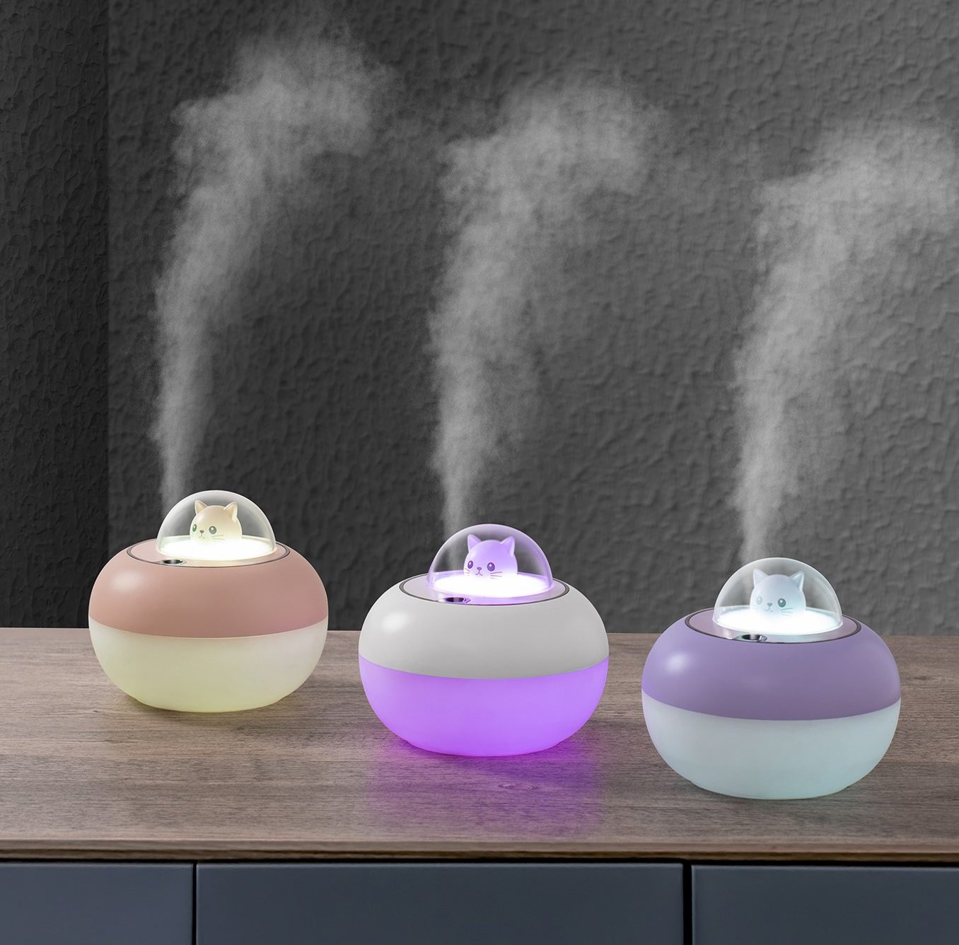 Cute Cat Light Humidifier 20 1