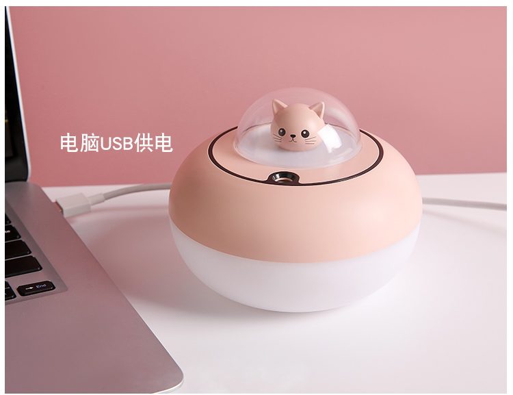 Cute Cat Light Humidifier 20