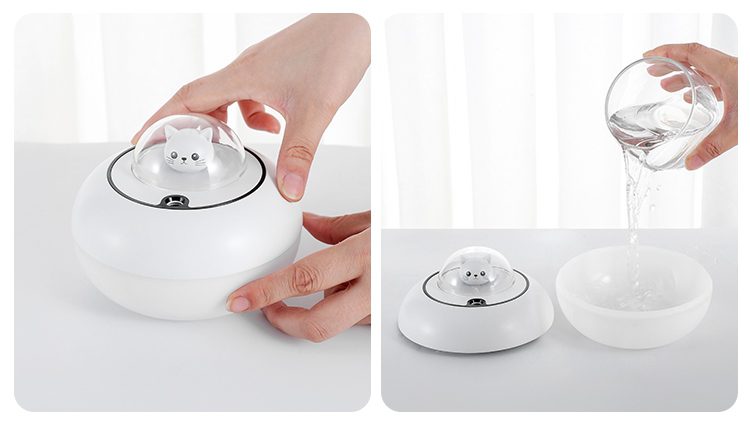 Cute Cat Light Humidifier 26