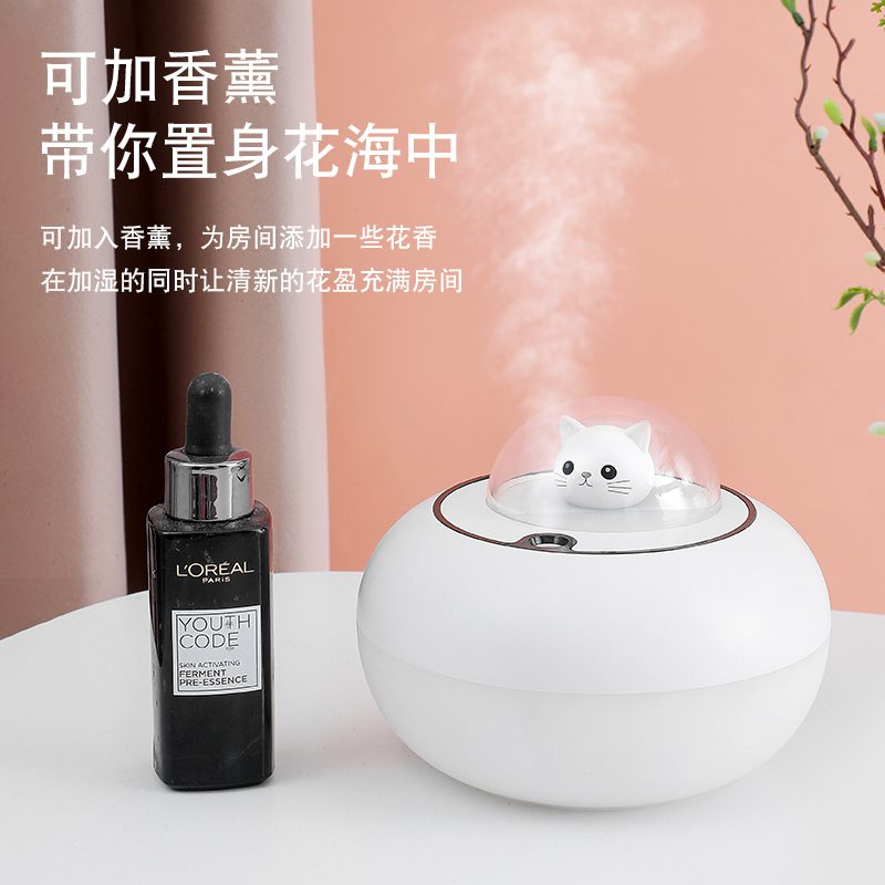 Cute Cat Light Humidifier 28