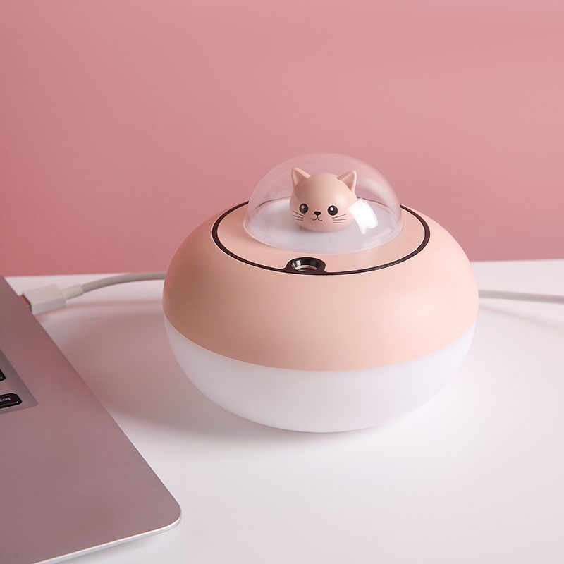Cute Cat Light Humidifier