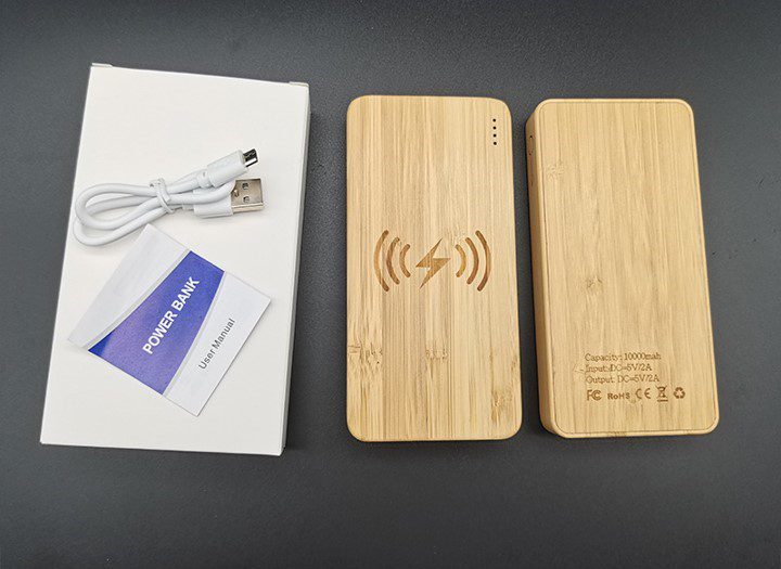 Eco Bamboo Powerbank 10000mah 2