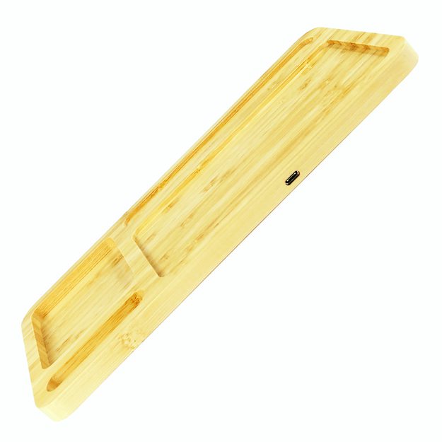 Eco Bamboo Stationery Holder Charger 8 1