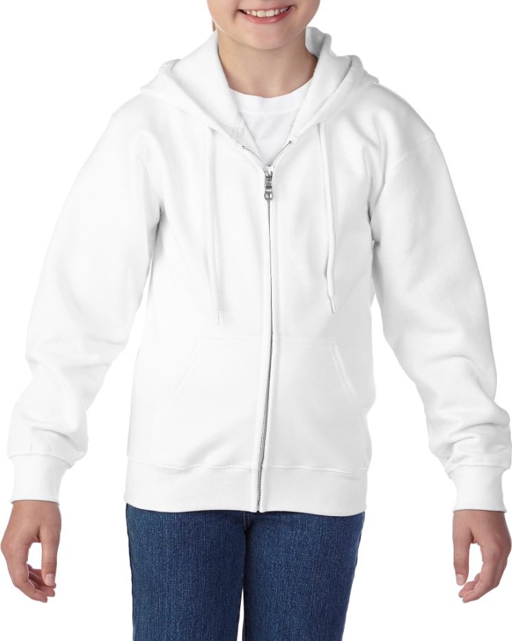 GILDAN Kids Hooded Zipper Sweater