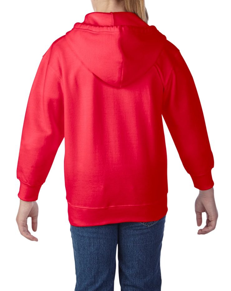 GILDAN Kids Hooded Zipper Sweater 3