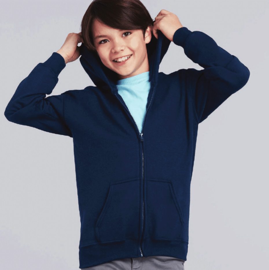 GILDAN Kids Hooded Zipper Sweater 6 1