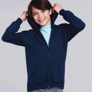 GILDAN Kids Hooded Zipper Sweater 6