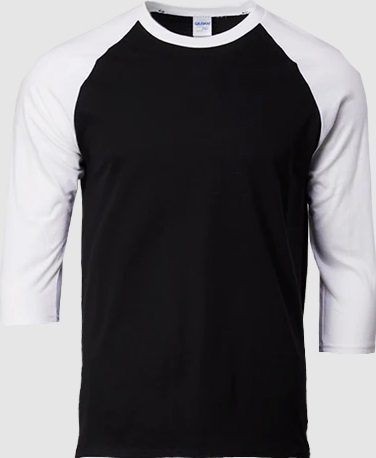 GILDAN Three Quarter Sleeve Raglan Shirt 6
