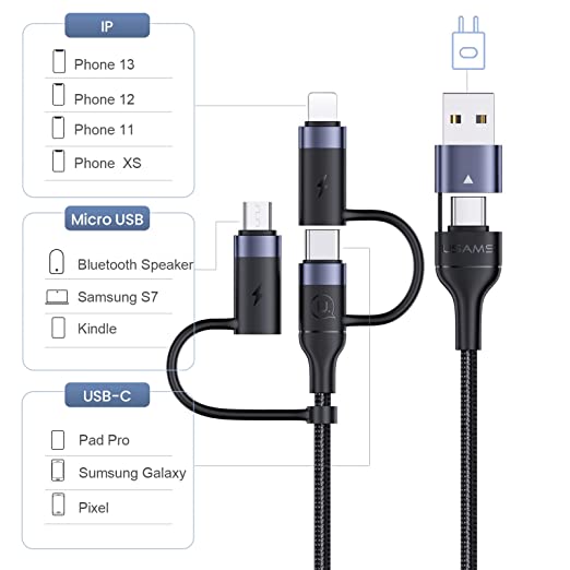 Multi Type C Fast Charging Cable 1 1