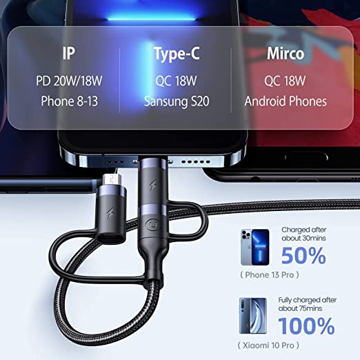 Multi Type C Fast Charging Cable 2