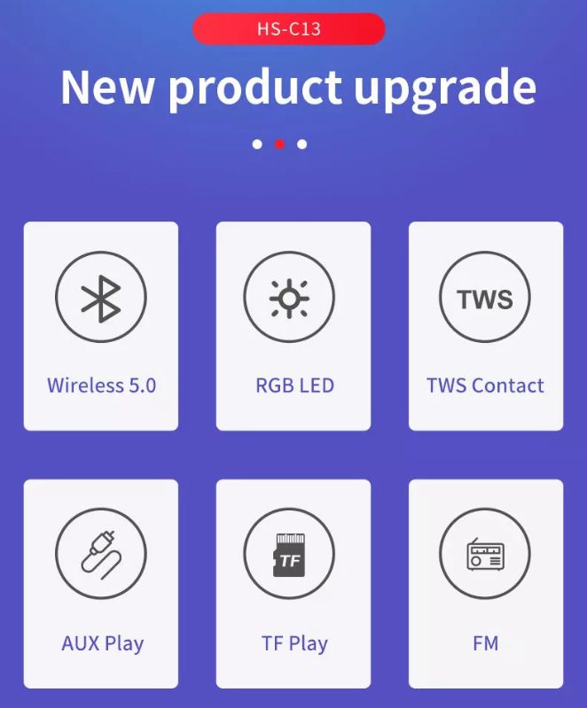 RGB Wireless Radio Speaker 1