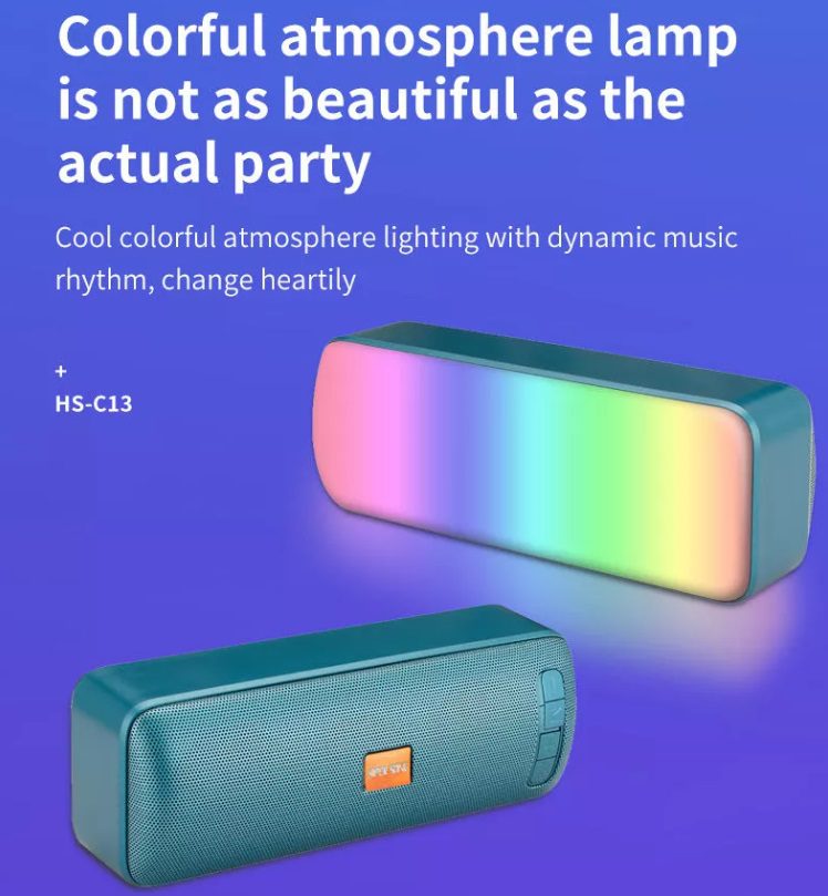 RGB Wireless Radio Speaker 2 1