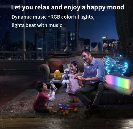 RGB Wireless Radio Speaker 6 1