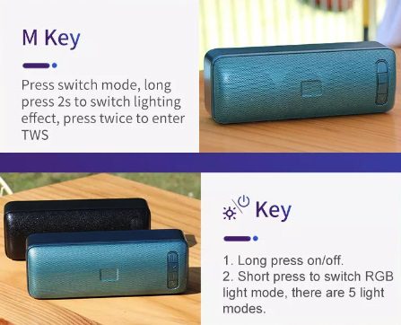 RGB Wireless Radio Speaker 9