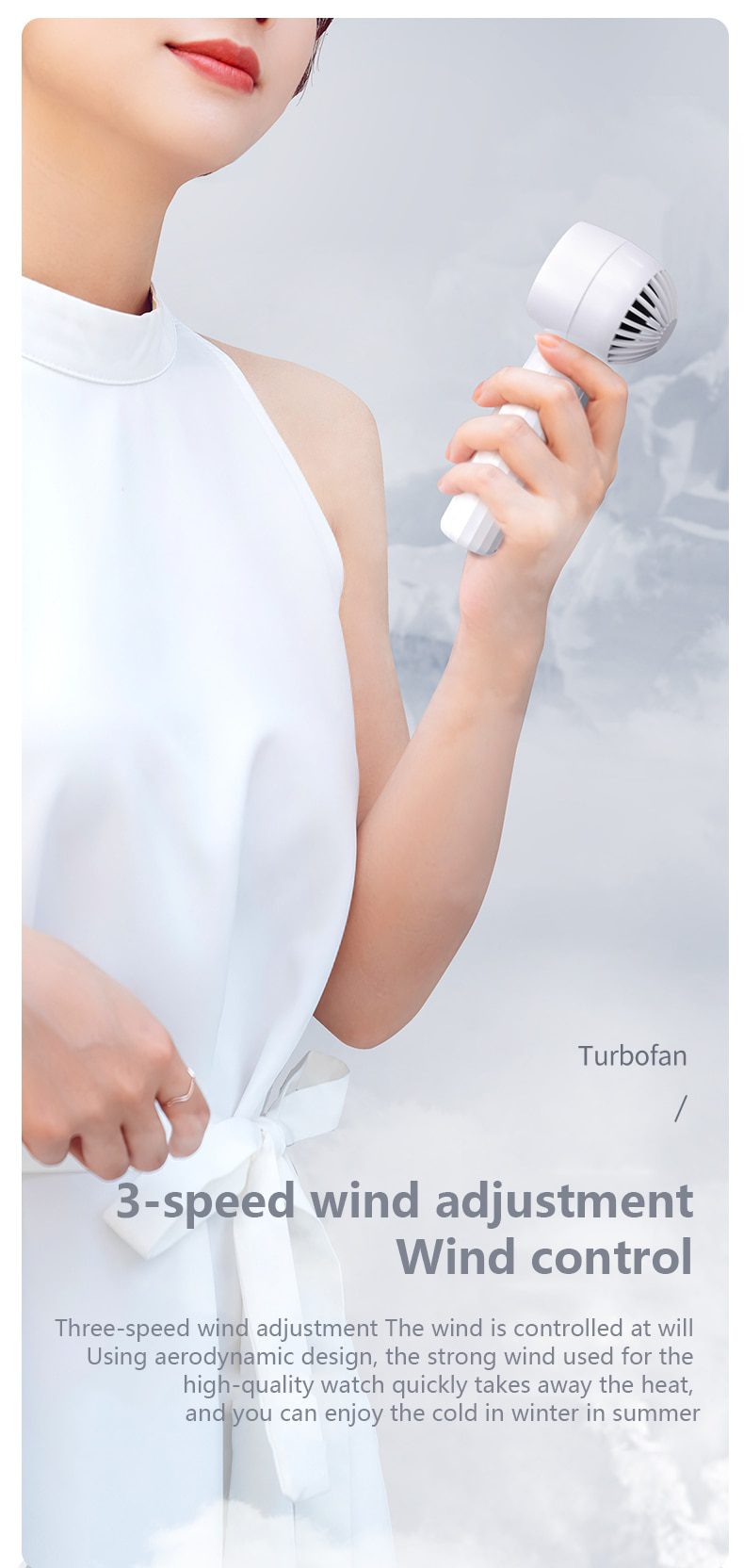 Turbo Stand Handheld Fan 3