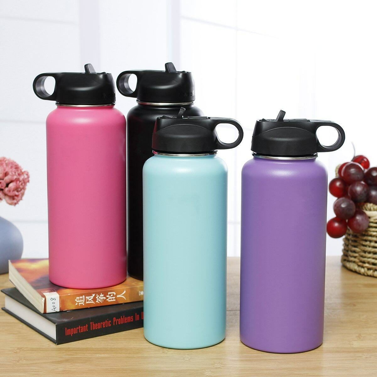 Vacuum Spout Lid Straw Flask 3