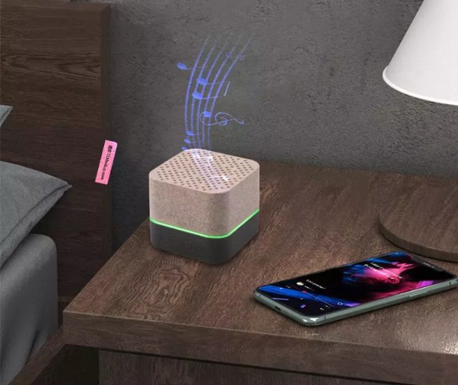 Wheat Straw Waterproof Speaker 1 1