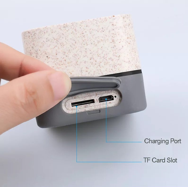 Wheat Straw Waterproof Speaker 6