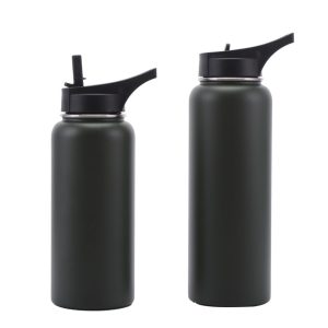 Wide Mouth Straw Lid Flask 2