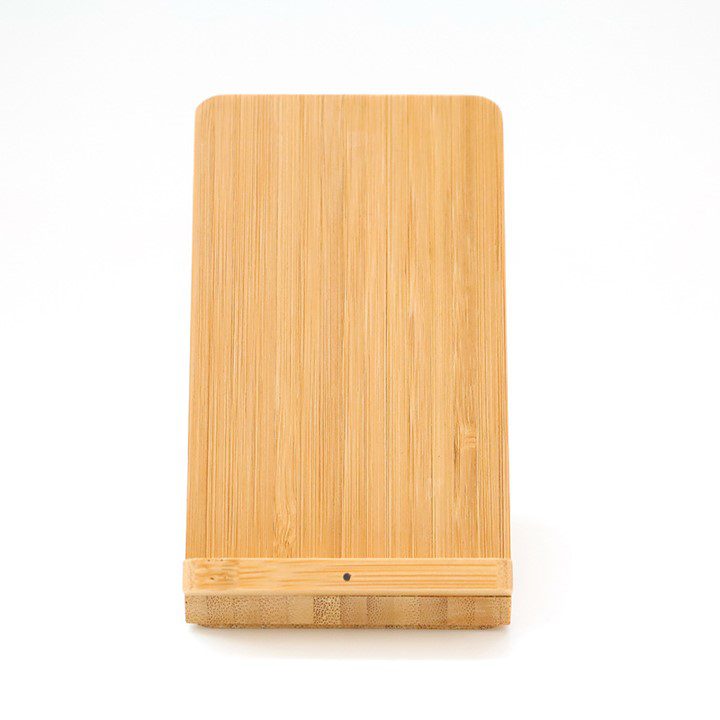 Wireless Charging Bamboo Stationery Holder 3