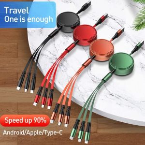 3 in 1 Retractable Charging Cable15
