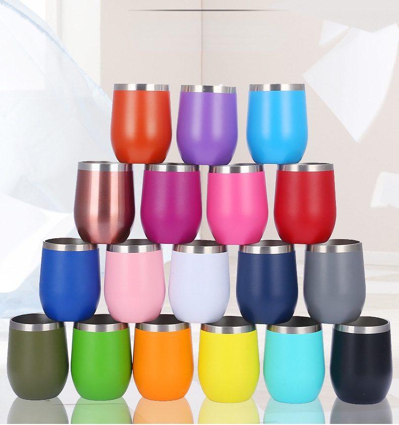 Egg Shaped Insulated Mug 16 1