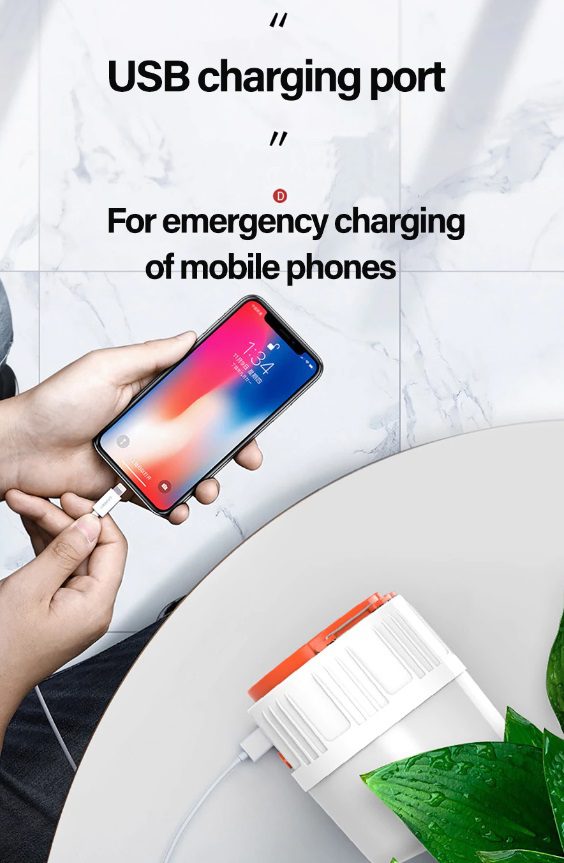 Waterproof Solar Phone Charging Lamp 10