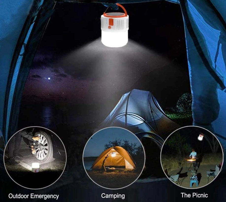 Waterproof Solar Phone Charging Lamp 5