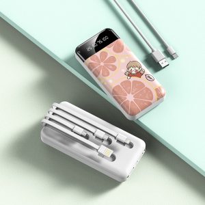 20000mAh In Built Cable Digital Powerbank