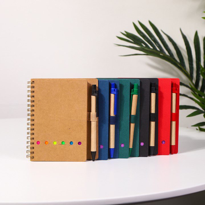 Multi Color Post It Kraft Notebook 1
