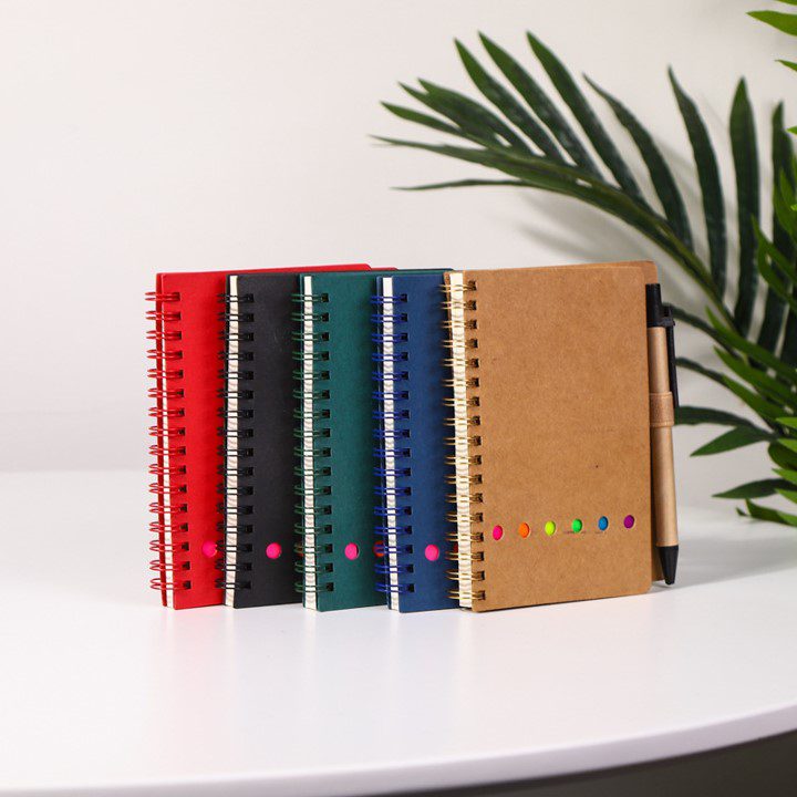 Multi Color Post It Kraft Notebook 3