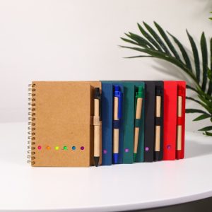 Multi Color Post It Kraft Notebook