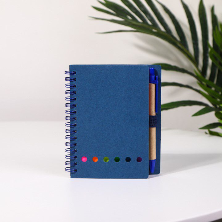 Multi Color Post It Kraft Notebook 4