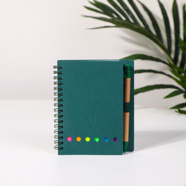 Multi Color Post It Kraft Notebook 5
