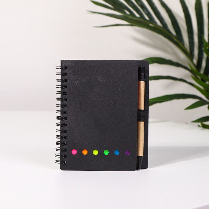 Multi Color Post It Kraft Notebook 6