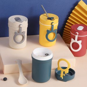 Eco Wheat Soup Mug Container 9