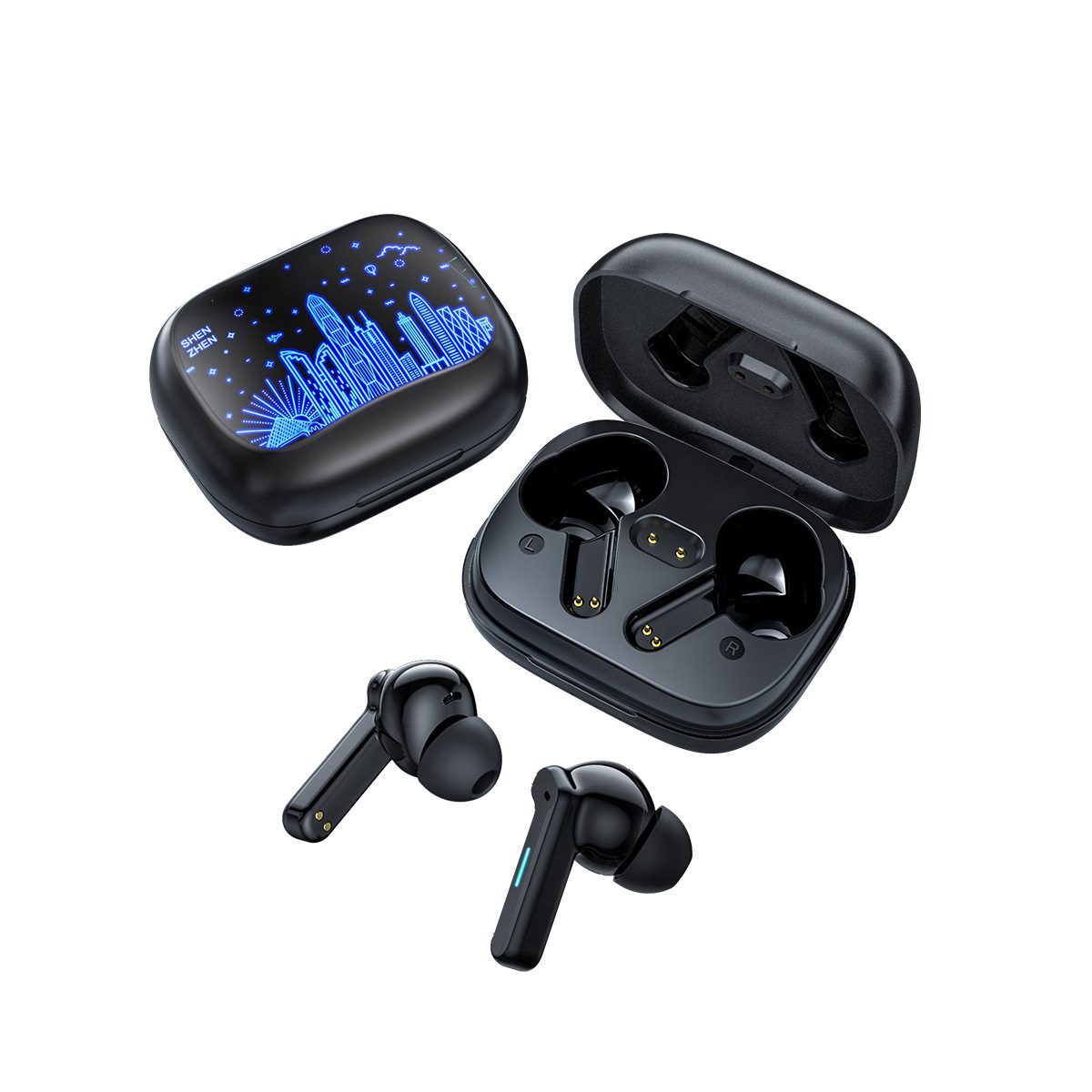 RPET Light up LOGO Wireless Earbuds 5