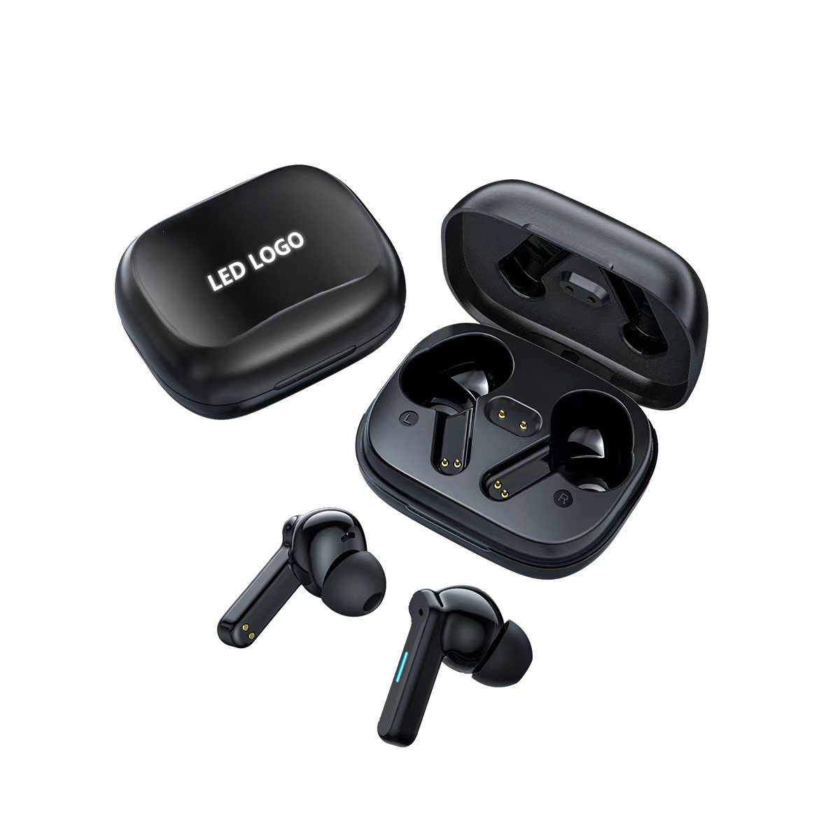 RPET Light up LOGO Wireless Earbuds 6