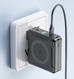 10000mah wireless wall plug powerbank adaptor 1